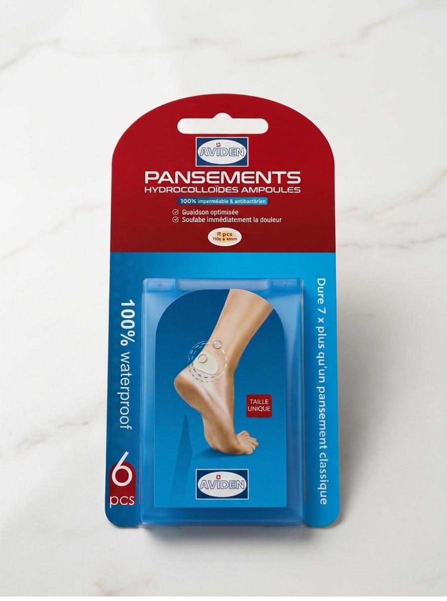 Pansements Hydrocolloïdes Ampoules — Taille unique